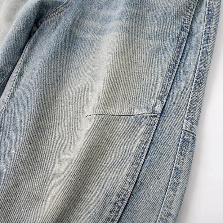 Spring Boys' Soft Denim Wide-Leg Jeans - Korean Style