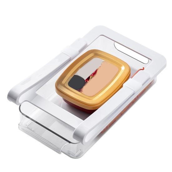 Refrigerator Storage Box Hangable Drawer Design Healthy Food Preservation Box Eggs Vegetables Fruits Storage Holder