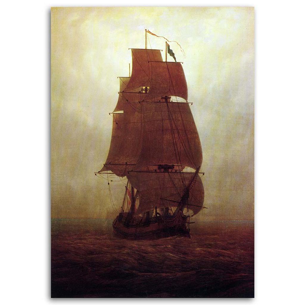 Canvas Print, Sailfish - C. D. Friedrich Reproduction