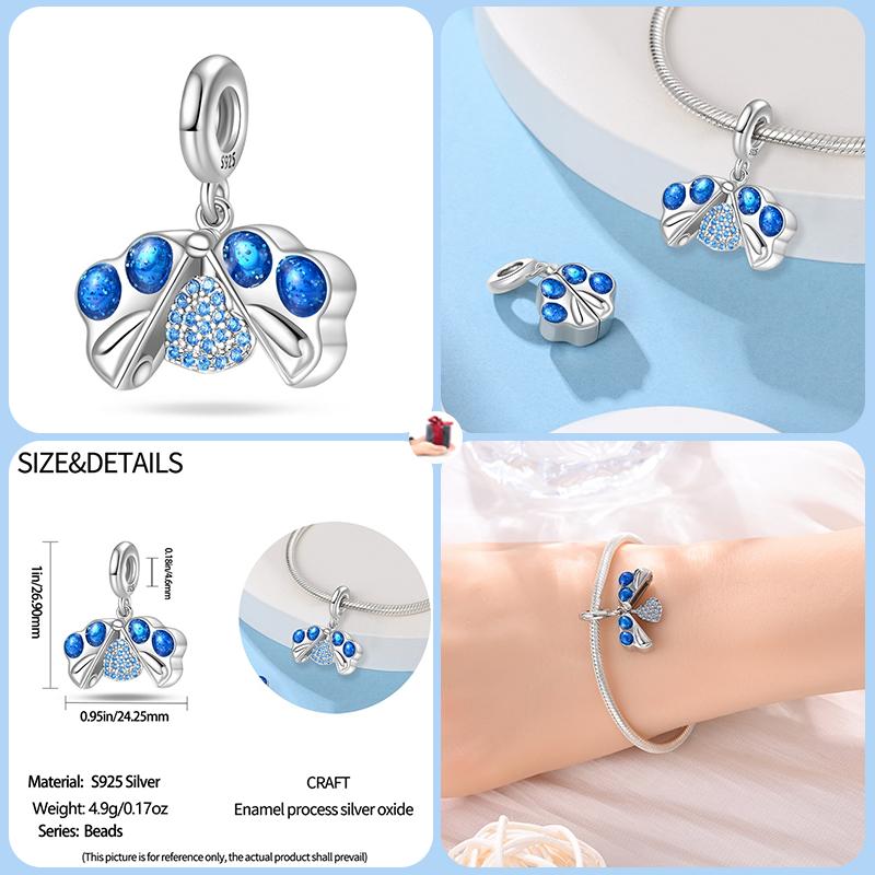 Brand New Copper Metal Trendy Fashion Heart Butterfly Cat Claw Charm Bead Components Bead Components Ideal Designed For 3mm Bracelet High Quality