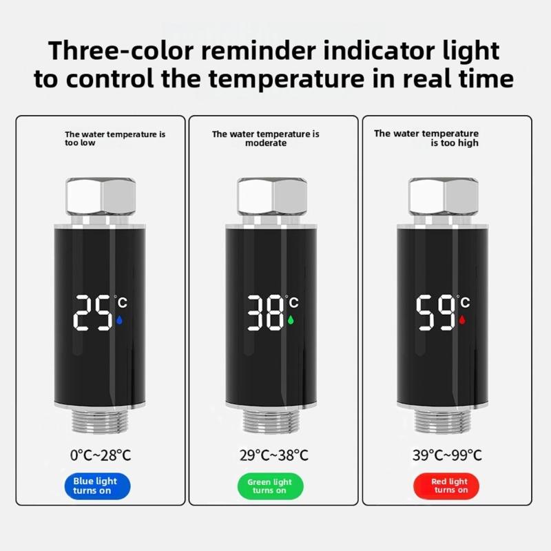 Hohe Genauigkeit LED Digital Wasser Für Bad Dusche Temperaturüberwachung Mit Sofort Ablesbarem Display