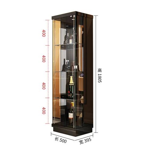 Liquor Wall Wine Cabinets Display Glass Modern Home Wine Cabinets Living Room Storage Meuble Vin European Furniture QF50JG