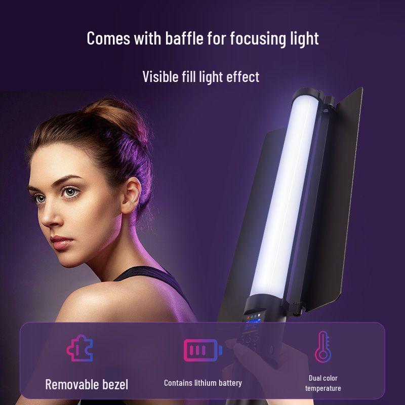 Handheld LED Photography Fill Light Stick - Portable Lighting Equipment for Photo and Live Rooms