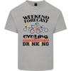 Weekend Forecast Cycling Cyclist Bicycle Unisexs Light Cotton TShirt