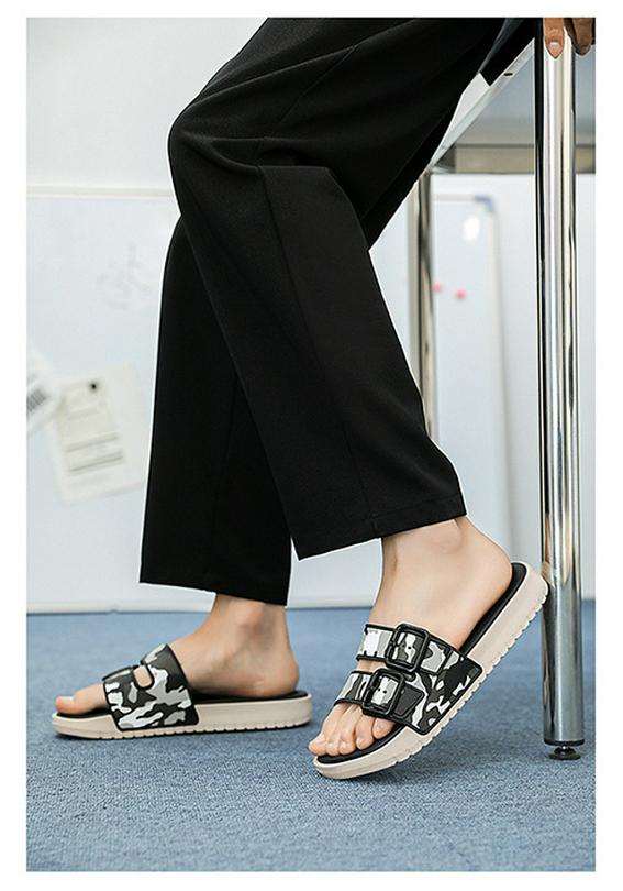 New Men's Trendy Summer Fashion Outdoor Sandals: Simple Beach Slippers for Couples