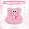 Car Seat for Dolls, Cute Safety Have a Seat with Soft Furry Cushion Pink Sofa Car Air Vents Clip Desktop Decor Chair To Display Doll Toy Ornaments