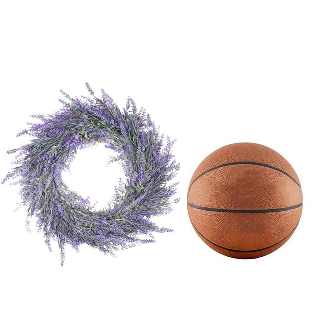 Simulation Lavender Garland Wreath Pendant Wedding Mother's Day Daily Decoration