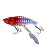 ALASICKA 1pcs Metal Vib Blade Glow Cicada Lure 50mm 55mm 12g 16g Sinking Tail Spinner Baits Bibe For Bass Pike Perch Fishing