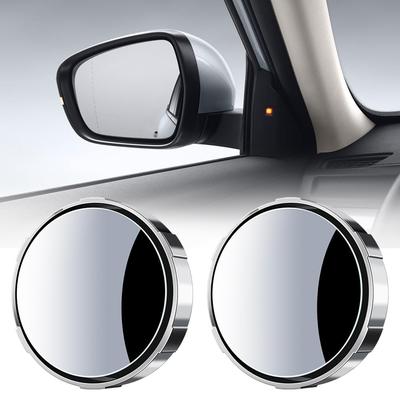 Espelho de Ponto Cego para Carro, Espelho Retrovisor, Espelho Auxiliar, Circular, Espelho Lateral, Visão Ampla,