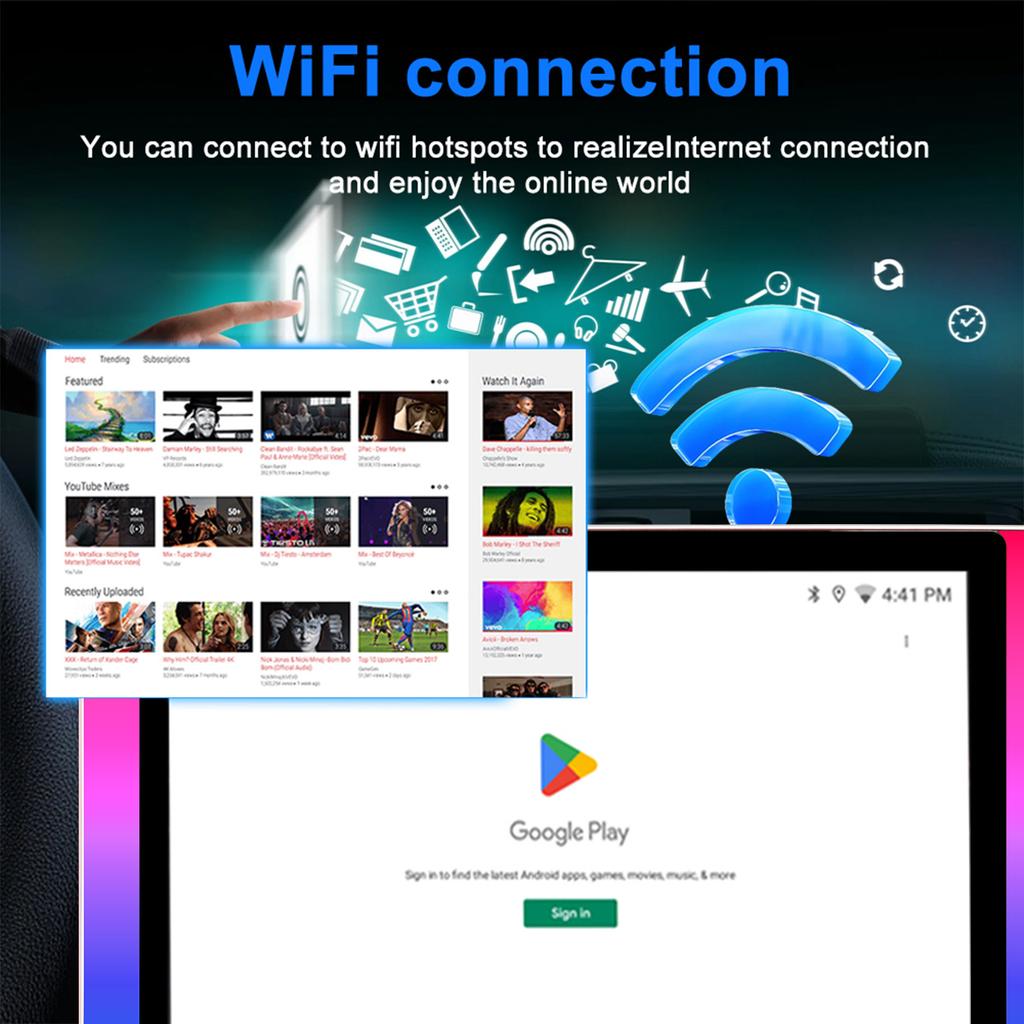 11.5"  Universal Android Οθόνη Ασύρματο Carplay Αυτοκινήτου Video DVD Player Universal Κεντρική Μονάδα GPS Carplay 5G Wifi BT5.4