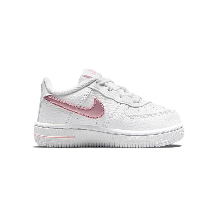 Nike Air Force 1 Low Top Toddler Shoes Pink White Infant And Toddler CZ1691-104