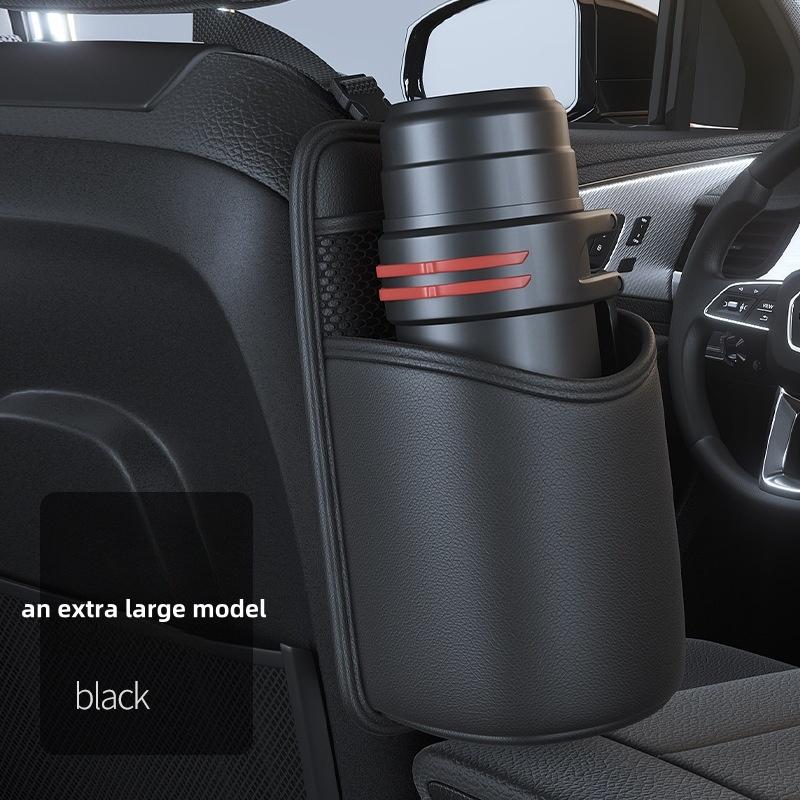 For Car Seat Cup Holder Large Water Bottle Holder Cup Holder Car Insulated Cup Organizer Multifunctional Drawer Storage Bag