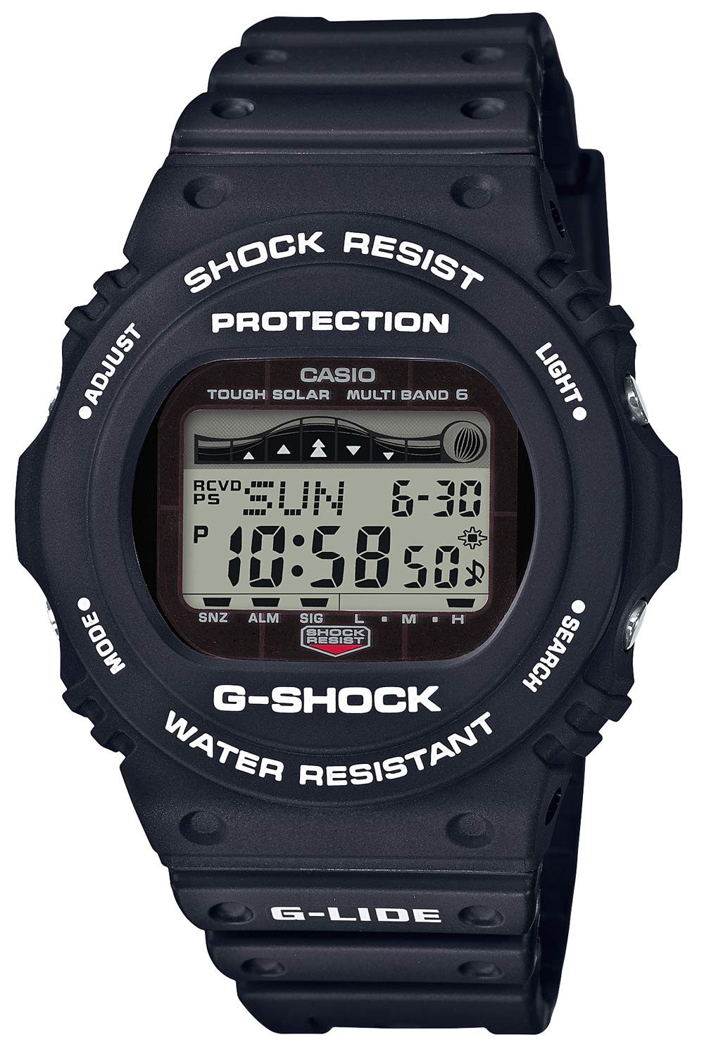 

Casio G-Shock G-LIDE Radio-Controlled Solar Watch GWX-5700CS-1JF Men s Black (Official Japanese Product)