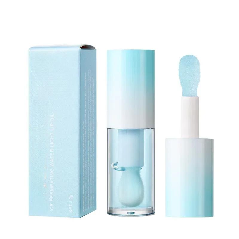 5 Colors Moisturizing Fruits Candy Lip Gloss - Pearlescent Lustrous Mirror Nude Lip with Natural Lip Oil Valentine's Day Gifts