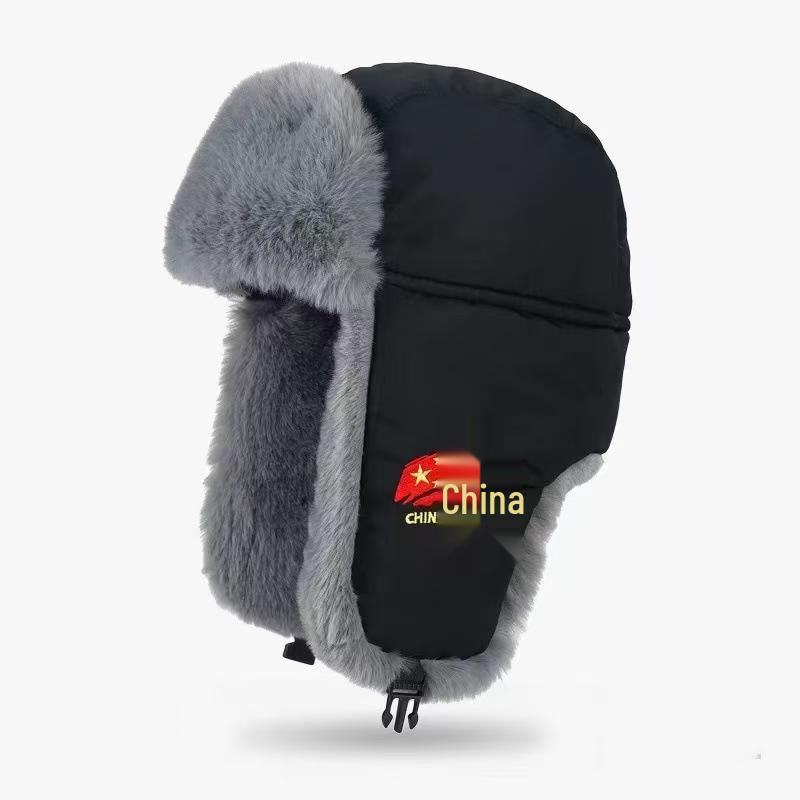 Men's Winter Lei Feng Hat: Cold-Resistant, Windproof, Outdoor Cycling Balaclava with Thickened Neck Protection