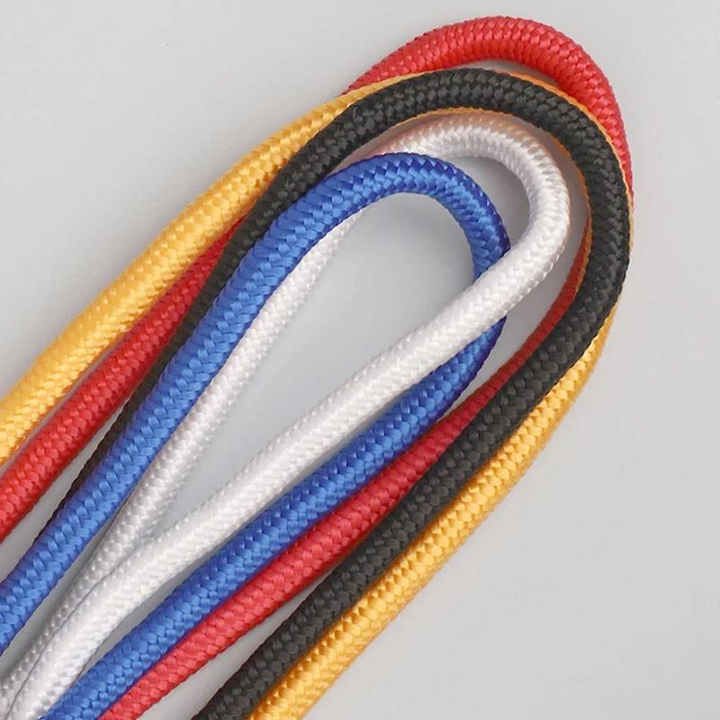 10m 4/6/8mm Thicken Nylon Rope Non-slip Wear-Resistant Strong Braided Rope DIY Bag Clothesline Handicrafts Making Accessories