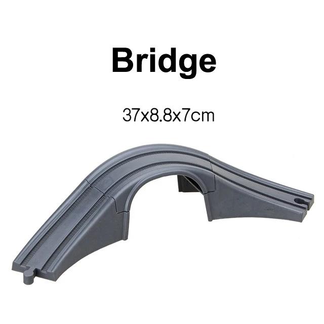 All kinds of Wooden Train Tracks Accessories Beech Wood Railway Tracks Wooden Bridge Tunnel fit for Wood Tracks Toys for Kids