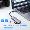 Hub with 4K HDMI Video PD 100W Fast USB Data and SD TF Card HDMI Type C Adapter for Working from No Setup Compatible with MacBook iPad Surface and