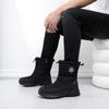 Winter Warm Snow Boots Couples Mens High-Cut Waterproof Anti-Slip Mid-Calf With Fleece Lining