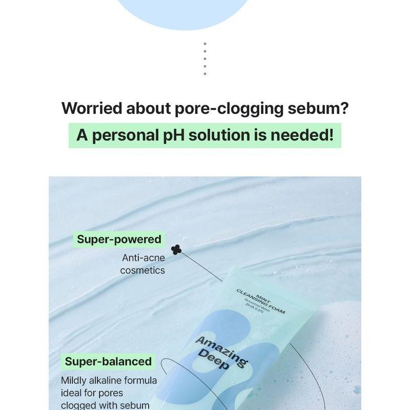 MAMONDE - Amazing Deep Mint Cleansing Foam