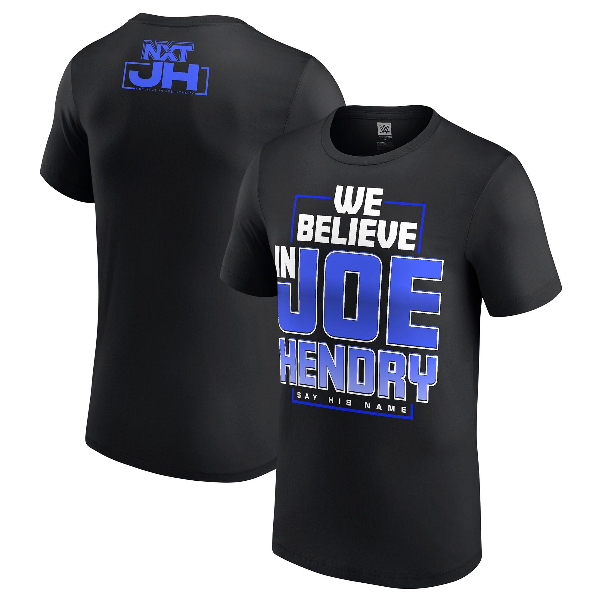 Men s Black Joe Hendry We Believe In Joe Hendry T-Shirt L