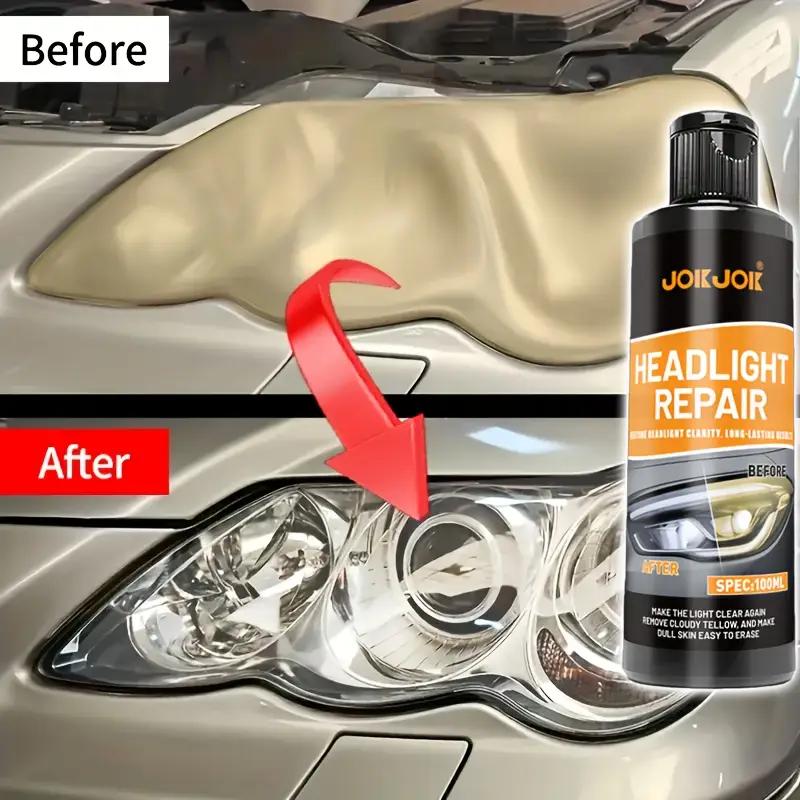 Headlight Restoration Paste - Transparent, Bright Headlight Restoration Liquid To Prevent Yellowing and Oxidation