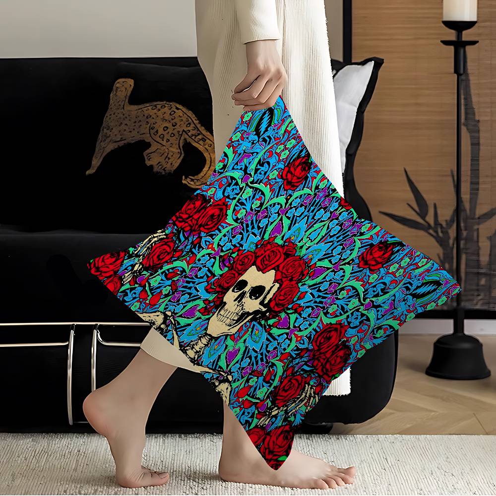 Rock Band G-Grateful-Dead Music Pillow Anime Pillow Sofa Bed Head Pillow Cover Cushion Cover 45X45 Cm Fashion