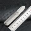 Titanium Alloy Folding Knife Mini Portable Pocket Knife Spin Handle Pressure-Relief EDC Tools Unboxing Cutter Survival Multitool