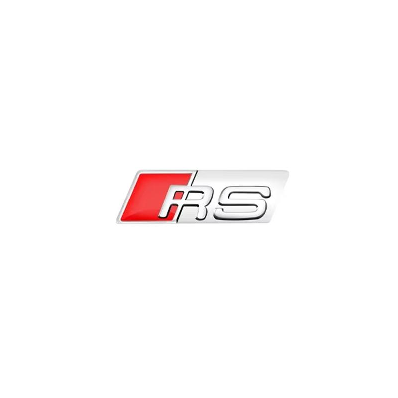For  qwe12 3D Aluminum SLINE RS Badge Car Steering Wheel Sticker Auto Emblem Accessories TT RS3 RS4 RS5 RS6 RS7 RS8 Quattro SLINE