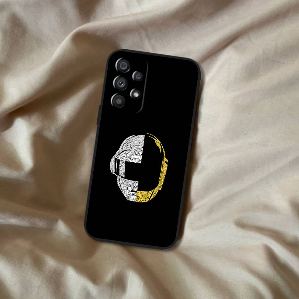D-Daft Punk Band Phone Case For Samsung  A20,A21s,A22,A31,A32,A52,A53,A72,73,A80 Soft Black Cover