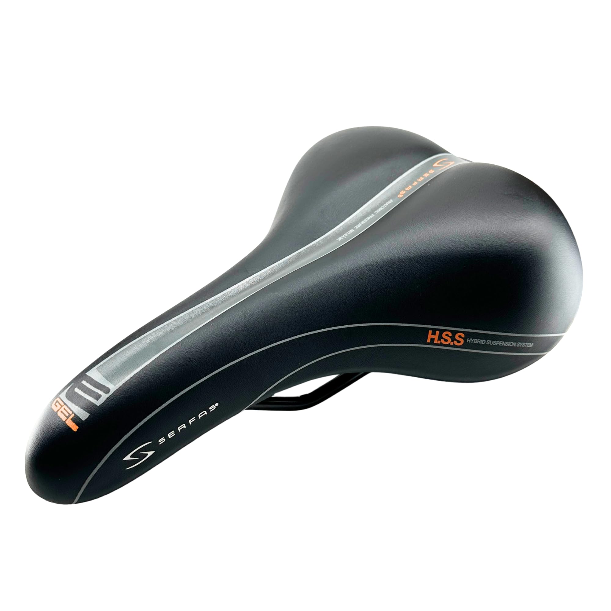 

SERFAS Egel Black Saddle, 267x165mm, чёрный