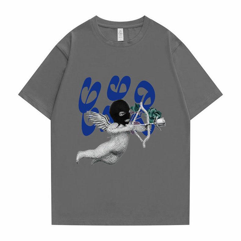 T-shirt con Stampa Album Certified Lover Boy Fantastica Hip Hop Rapper Drake Magliette per Ragazzi Top Unisex Moda Donna Casual T-shirt a Maniche Corte