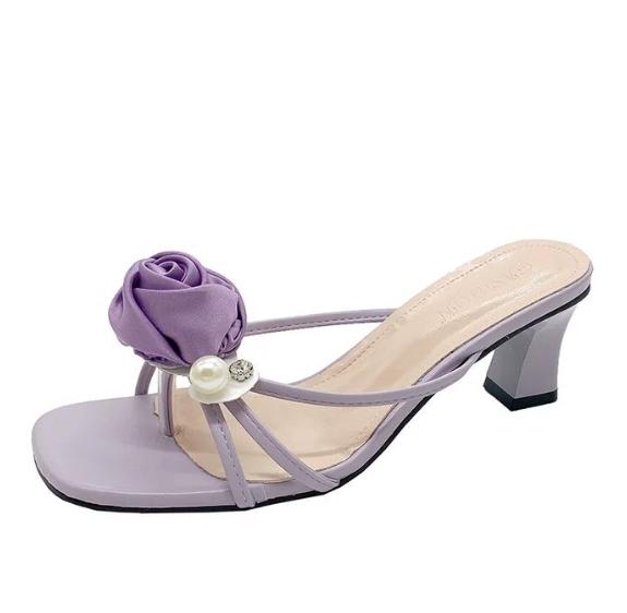 Pantoufles Basses En Caoutchouc Pour Femmes, Chaussures À Talons, 2026