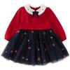 DAVE & BELLA Girls' Anti-Static Sweater Mesh Dress