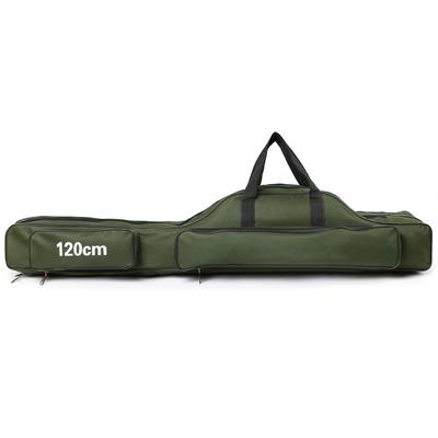 Lixada 3 couches sac de canne à pêche Portable canne pliante étui de transport moulinet de pêche sac de rangement étui