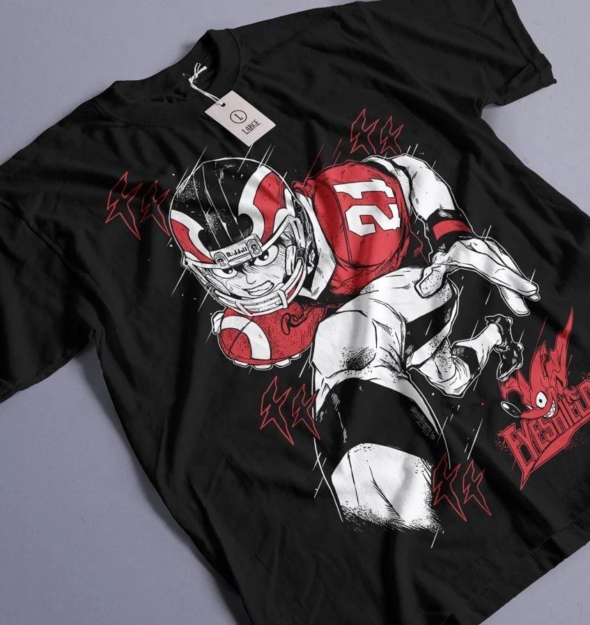 Eyeshield 21 Shirt Raimon Suzuna Tshirt Hiruma Top American Football Anime Tee