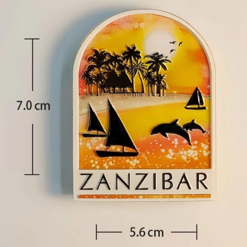 Africa Fridge Magnets Tanzania Travelling Souvenirs Kenya Zanzibar Kilimanjaro Refrigerator Stickers Home Decor Wedding Gifts