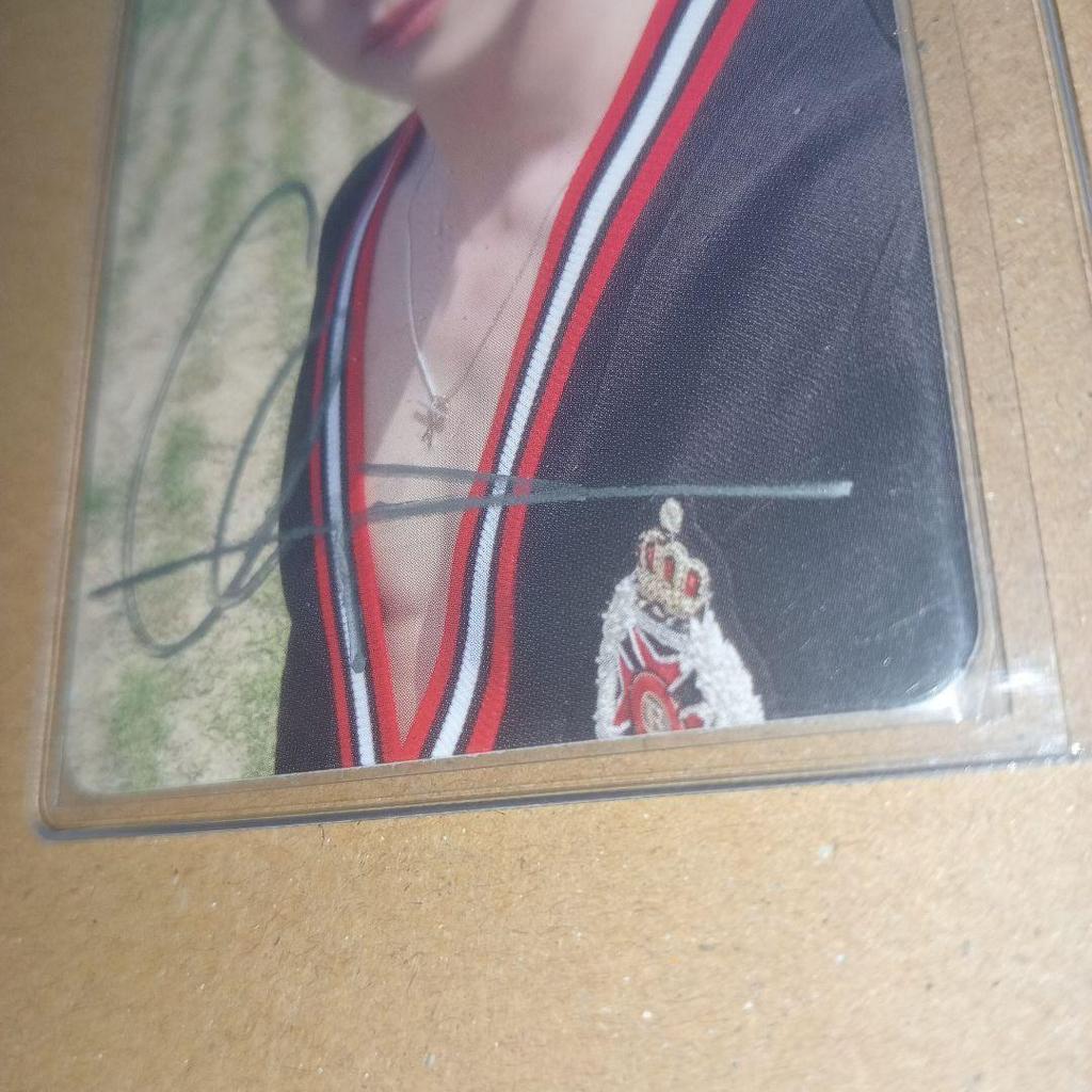 [USED] StrayKids Bang Chan Maxident American Autographed Trading Card