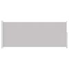 Side Awning Retractable 200x500 cm Grey
