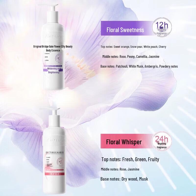 Kustie Floral Brightening Body Essence Lotion