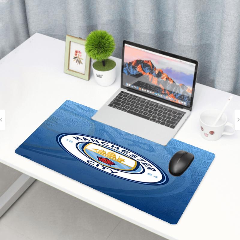 Football team City FC Print Mouse Pad, Anti‑Slip Desktop keyboard Mat, for PC Laptop Gaming Working Daily Use, Cool Festival Surprise Gift