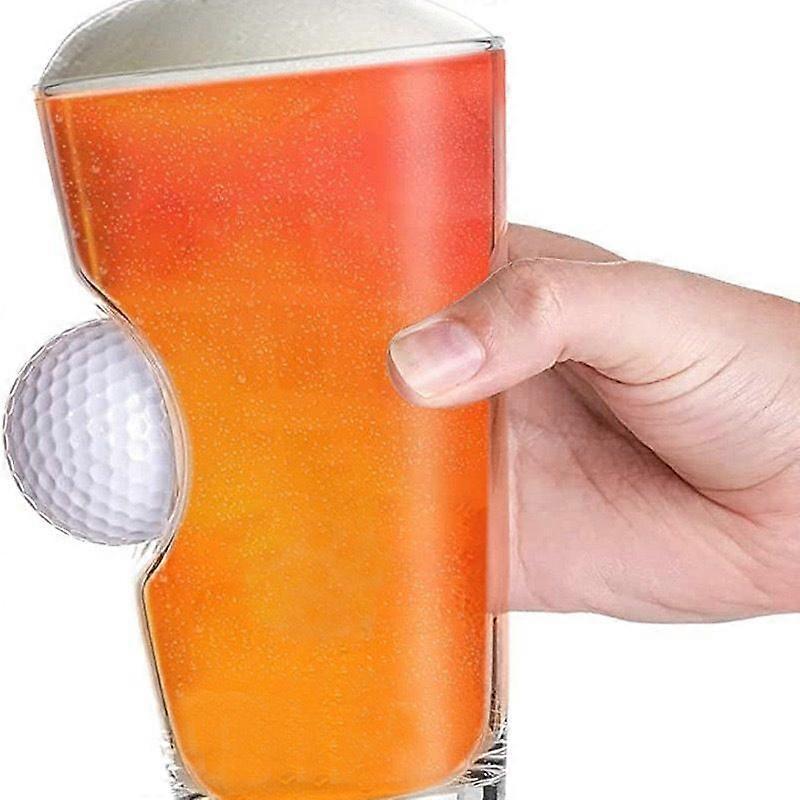 Golf-themed Shot Glass, Beer Glass, Creative Father's Day Beer Glass, 460ml