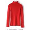 Lekasha 2026 Women's All-Cashmere Striped Collar Slim-Fit Knit Pullover