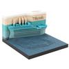 Papier à découper sur mesure créatif pour cadeau d'artisanat, Papier à notes, Décoration de bureau, Bloc-notes 3D Titanic