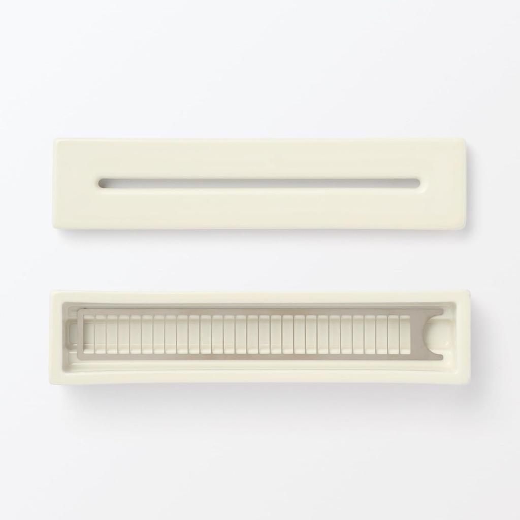 MUJI Incense Burner for Lying Incense - Approx. 105 X 23 X 23mm, Japan