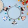 Nezha Ao Bing Cartoon Charm Bracelet With Zinc Alloy Pendant For Gift Giving