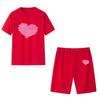 2026 Womens Outfits Fashion Casual Printing Short Sleeve+Shorts Suit Daily T-shirt Tracksuits Summer Daily Short Sets
