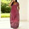 Casual Women Oversized Dress Crew Neck Short Sleeve Clothes Lightweight For Home And Outdoor Daily Use