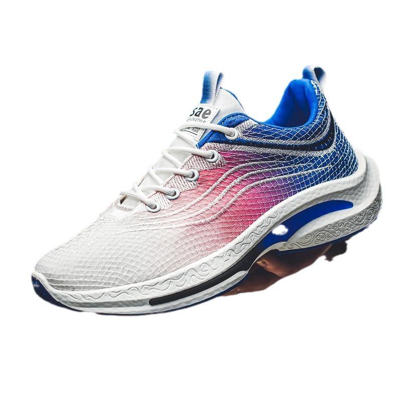 22 new summer mesh thick-soled heightened breathable casual soft-soled sports running shoes