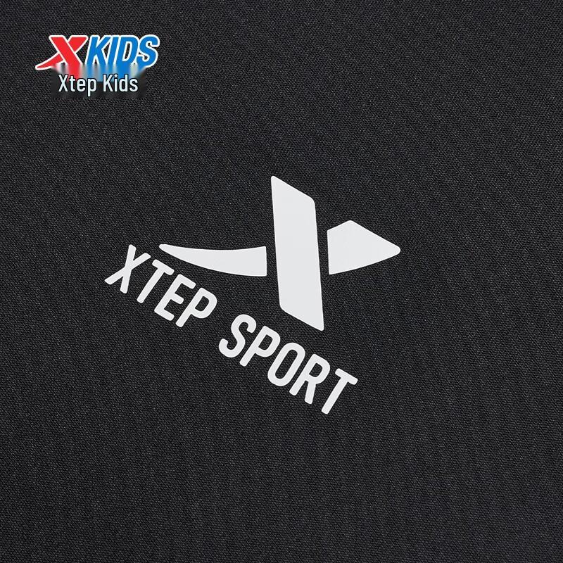 Xtep Kids' Moisture-Wicking Quick-Dry Short Sleeve T-Shirt